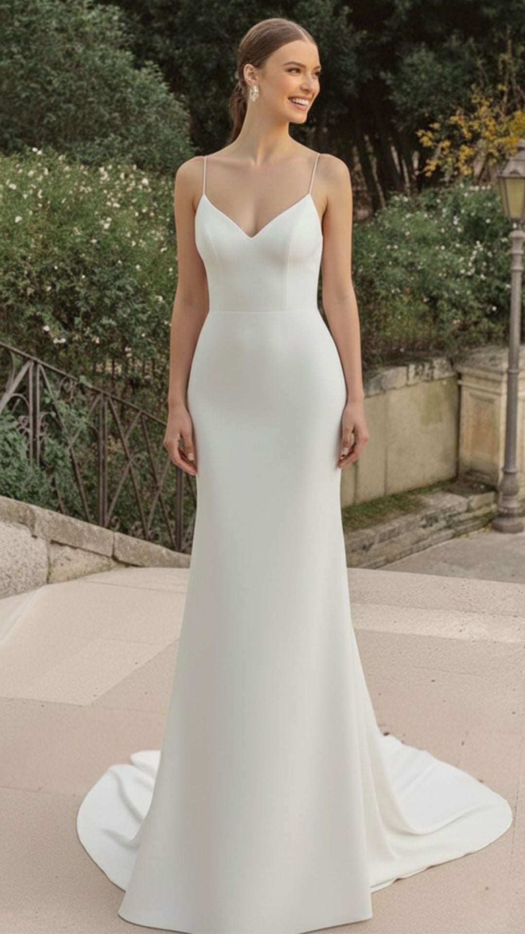 Timeless Elegance - The Satin Mermaid Wedding Dress